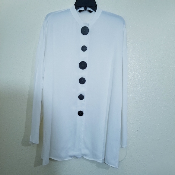 Zara Button down Tunic Top - Picture 11 of 12